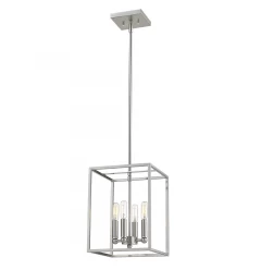 Cobar 4-Light Satin Nickel Pendant