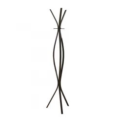 12" X 18" X 72" Cappuccino  Metal  Coat Rack