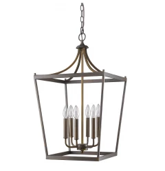 Kennedy 6-Light Oil-Rubbed Bronze Foyer Pendant