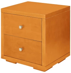 19" Cherry Two Drawer Nightstand