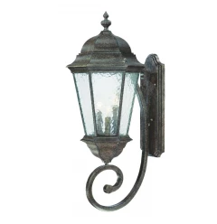 Telfair 3-Light Black Coral Wall Light