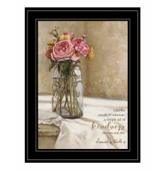 Jewels of Summer 2 Black Framed Print Wall Art