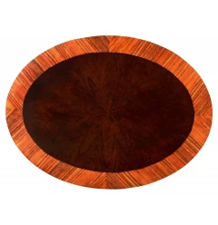 Cherry Nouveau Oval Accent Table