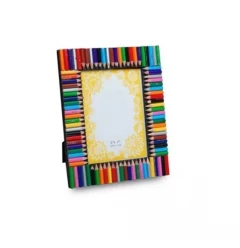 5" X 7" Colorful Pencil Bordered Photo Frame
