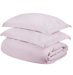 Lilac Queen Cotton Blend 300 Thread Count Washable Duvet Cover Set