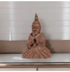 13" X 4" Brown Wood Wall Decor