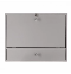 Gray Wall Mount Folding Desk