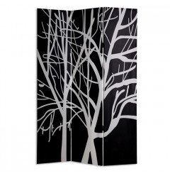 1" X 48" X 72" Multi Color Wood Canvas Tranquillity Screen