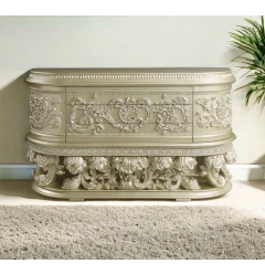 73" Champagne Three Drawer Dresser