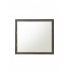 35" Rectangle Wall Mounted Accent Mirror With Frame