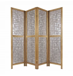84 X 1.5 X 84 Clear Capiz Shell  Screen