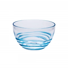 four swirl acrylic service four bowl with drinkware and tableware elements