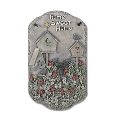 Home Sweet Home Birdbaths Indoor Outdoor Resin Welcome Wall Decor