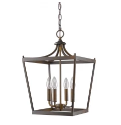 Kennedy 4-Light Oil-Rubbed Bronze Pendant