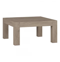 34" Gray Square Coffee Table