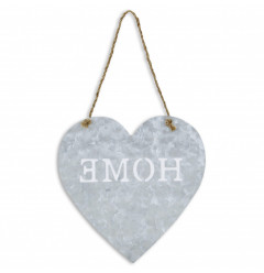 Home Gray Galvanized Cut Out Metal Wall Decor