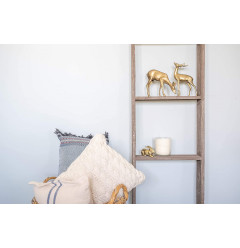 5 Step Rustic Wood Ladder Shelf