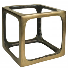 Jumbo Cast Aluminum Square Sculpture