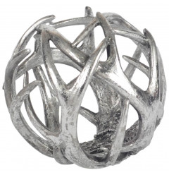 Silver Resin Antler Shaped Sculpture