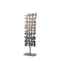 Petite Gray Metal Sculpture