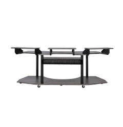 83" Black Computer Desk