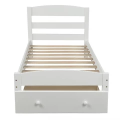 White Twin Bed Frame
