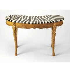 Exotic Zebra Curved Multifunctional Laptop Desk