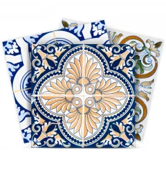 4" X 4" Dianna Mutli Mosaic Peel And Stick Tiles
