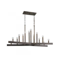 Fallon 14-Light Oil-Rubbed Bronze Island Pendant