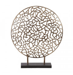 Bronze and Black Abstract Coral Sculpture