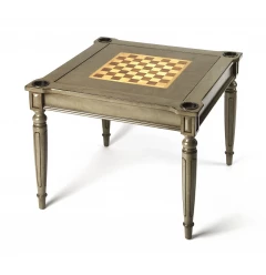 Silver Satin Multi Game Table