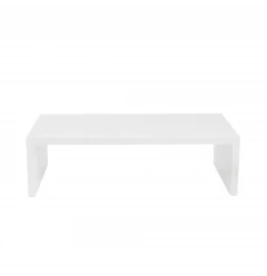47" White Coffee Table