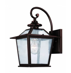 Antique Bronze Terrarium Shape Wall Light