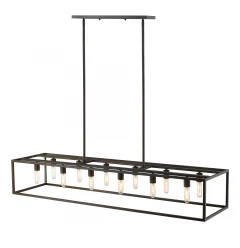 Cobar 12-Light Oil-Rubbed Bronze Island Pendant
