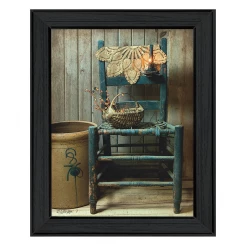 This Old Chair Black Framed Print Wall Art