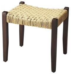 20" Dark Brown Ottoman