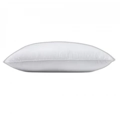 Premium Lux Down King Medium Pillow with fashion accessory-inspired design