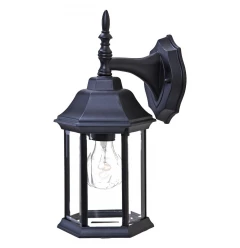 White Clear Glass Swing Arm Wall Light