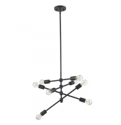 Calix 8-Light Oil-Rubbed Bronze Pendant