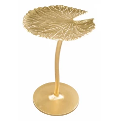 22" Gold Aluminum End Table