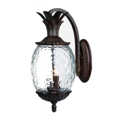 Antique Bronze Hanging Pineapple Wall Light