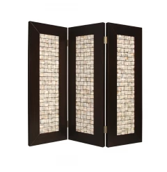 1" X 71" X 84" Brown Wood  Screen