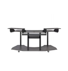71" Black Computer Desk