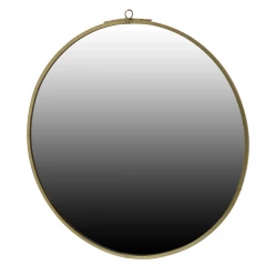 Gold Round Wall Mirror