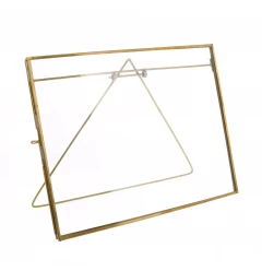 Multiple Sizes Gold Metal Tabletop Picture Frame