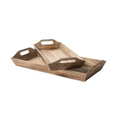 brown wood grains knots highlight trays fashion accessory