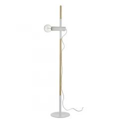 55" Natural Reading Floor Lamp