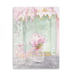 Pretty Pastel Pink Paris Unframed Print Wall Art