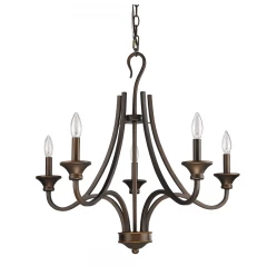 Michelle 5-Light Oil-Rubbed Bronze Chandelier