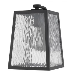 Hirche 1-Light Matte Black Wall Light